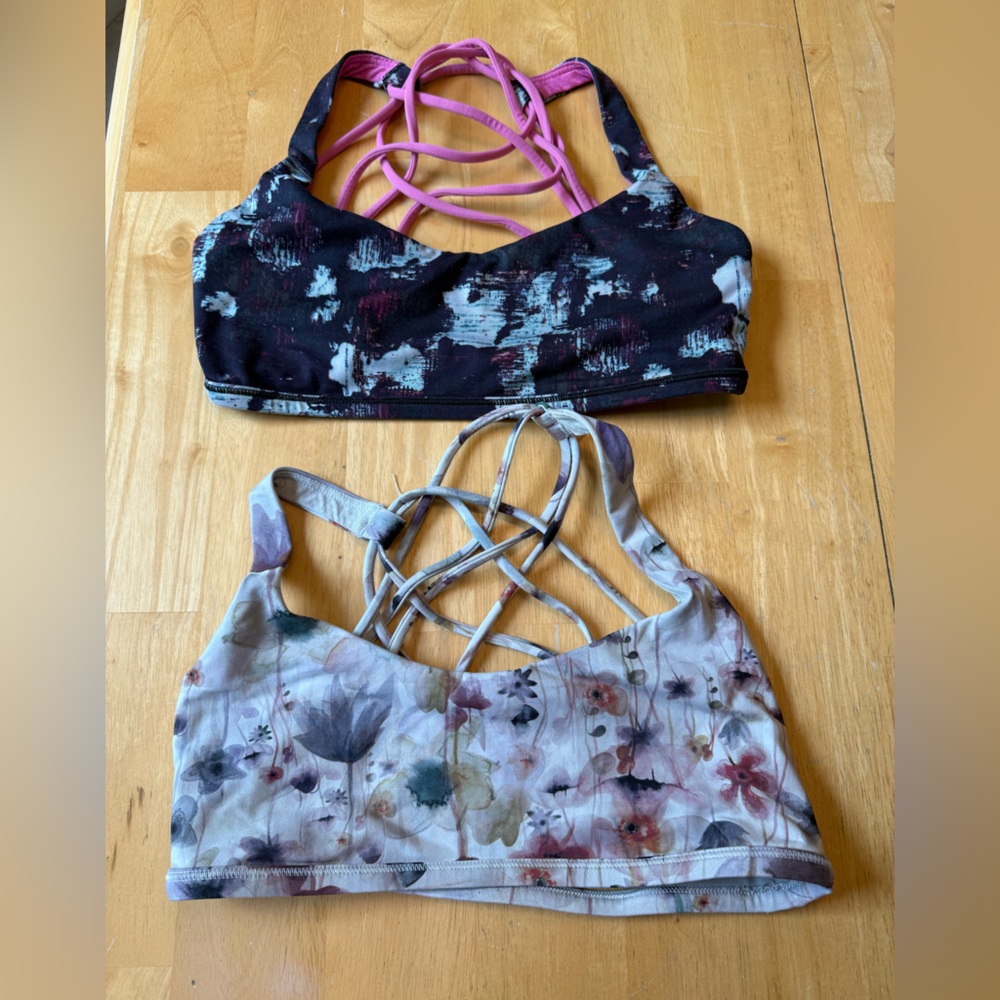 2 Lulu sports bras